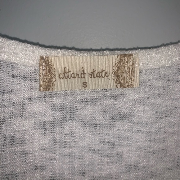 Altar’d State Tye Die Long Sleeve Rib Tee - Picture 3 of 3